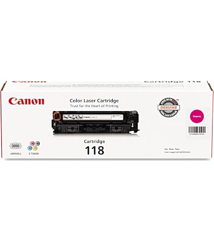 Amazon.com: Canon 118 Genuine Cyan Toner Cartridge Compatible with